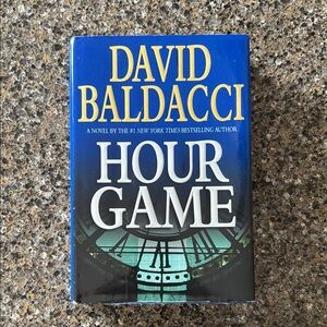 David Baldacci's 'Hour Game' Hardcover Book - almost Like New!